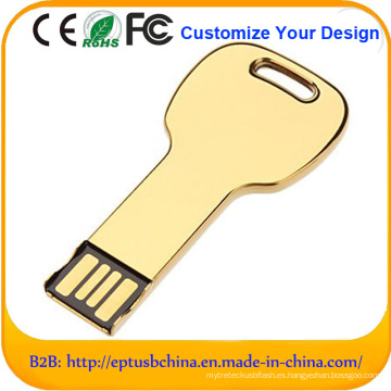 Venta caliente de oro de color mini clave USB Flash Drive (ED094)